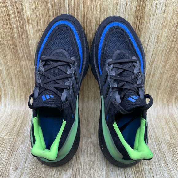 adidas Ultraboost Light Men\'s Size 7 Black Lucid Lime‎ Running Shoes IF2414 main image 4